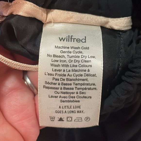 Wilfred Free Black Cropped Joggers - Picture 6 of 7